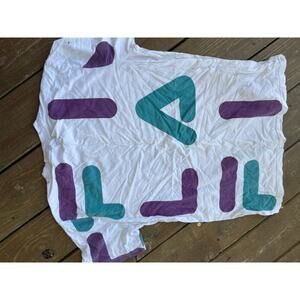 Mens small AOP fila tshirt